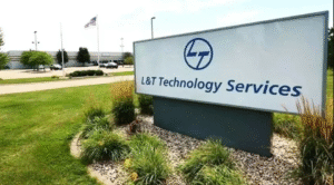 L&T Technology Services Graduate Engineer Trainee Recruitment 2025 banner with blue corporate background, engineering icons, and job details for BE/B.Tech Mechanical, Electrical, Civil, Instrumentation & Control